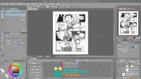 Clipstudio漫画插画绘制技巧大师班视频教程 PACKT PUBLISHING MASTERING CLIP STUDIO