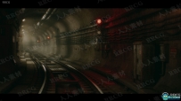 城市地铁隧道环境场景Unreal Engine游戏素材资源