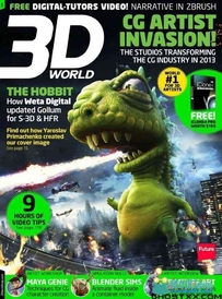3D艺术家中最畅销的杂志 3D World Magazine 2014年全集共13本下载