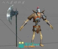 魔幻炫酷骷髅士兵3D模型