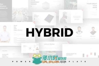 混合风格PPT模板Hybrid Minimal PowerPoint Template