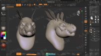 ZBrush概念艺术角色雕刻核心技术视频教程