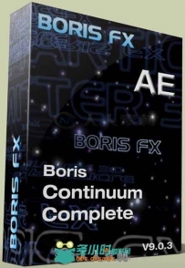 Boris Continuum Complete影视特效AE插件V9.0.3b版 Boris Continuum Complete 9 fo...