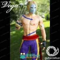 杀气面具男狼爪武器皮肤道具头发3D模型
