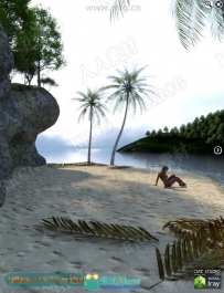 热带沙滩海滩度假自然景观3D模型合集