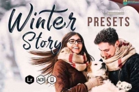 15个冬季故事主题摄影肖像Lightroom、PS、Mobile预设
