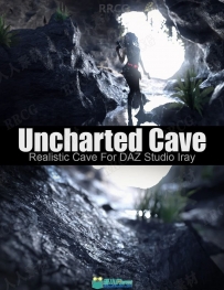 未知冒险神秘山洞洞穴场景3D模型合集