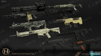 NOYA 50机枪游戏武器3D模型合集