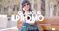 时尚网罩的魅力促销幻灯片产品宣传AE模板 Glamour Promo