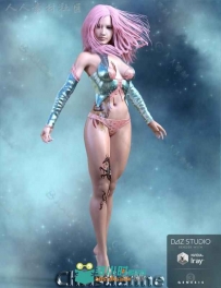 性感美丽的纹身女神3D模型合辑