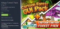 unity3d大型森林资源包Mega Forest Pack 2 in 1 1.1 unity3d asset