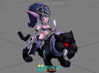 魔兽坐骑3D模型