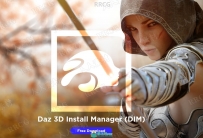 DAZ Install Manager模型库和使用组件管理器DIM软件V1.4.0.67