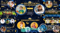 卡通儿童教育宣传记录片展示动画AE模板