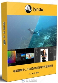 视频编辑中LUTs调色预设使用技术视频教程