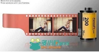 照片胶卷旅游照片纪念PS动作Filmstrip_Action