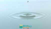 水滴入水中实拍视频素材