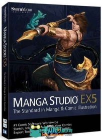 Manga Studio EX动画与漫画设计软件V5.0.4版