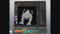 ZBrush中ZSketching使用技术视频教程 Digital-Tutors Getting Started with ZSketc...