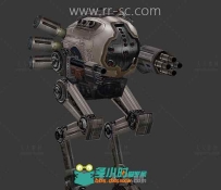 未来科幻机械战甲3D模型