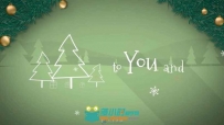 圣诞节创意美丽的动画幻灯片AE模板 Videohive Christmas 13936737