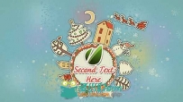 新年轮回卡通徽章动画AE模板 Videohive New Year Round Animation 5727925