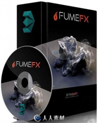 SitniSati FumeFX流体模拟引擎3dsmax插件V5.0.3版