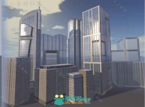 现代建筑城市环境Unity3D资源素材