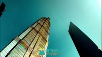 繁华的上海大楼人物车流快速夜景江面高清宣传片视频素材