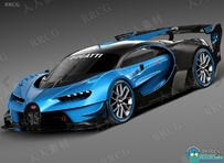布加迪Vision Gran Turismo概念超跑汽车3D模型
