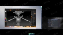 Zbrush数字雕刻基础技能工作流程训练视频教程