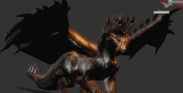怪物猎人3 煌黑龙CG模型