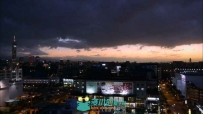 台北城市夜景延时视频素材