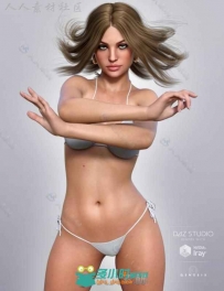 性感高挑美丽的女孩角色3D模型合辑