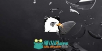 唯美破碎玻璃logo演绎动画AE模板 Videohive Broken Logo Opener 5388842 Project f...