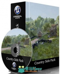 虚幻游戏引擎扩展资料-乡村小屋 Unreal Engine 4 Marketplace Country Side Pack