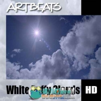 《天空云彩云朵云雾视频素材合辑》Artbeats White Puffy Clouds HD