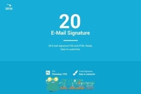 20款电子邮件页面PSD模板20_E-mail_Signature