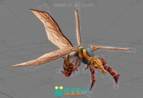 游戏中蚂蜂3D模型 加动画