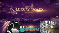 高贵大气金色粒子产品展示宣传视频包装AE模板 Videohive Luxury Promo 19489176