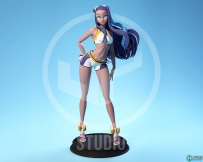露璃娜《宝可梦剑盾》游戏角色雕塑3D打印模型