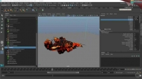 Maya视频教程 利用FumeFX 4插件来模拟直升机被击落的爆炸特效