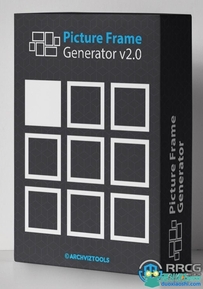 Picture Frame Generator画框生成器3dsmax脚本V2.0版