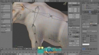 《Blender猛犸象骨骼制作视频教程第二季》cmiVFX Blender Massive Mammoth Masterc...