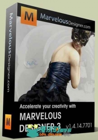 Marvelous Designer三维服装设计软件V1.4.14.7701版 Marvelous Designer 3 Enterpr...