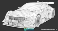 各种概念跑车3D作品素材 高清大图！374p