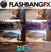 复古镜头光高清视频素材合辑 FlashBangFX Vintage Insta-Flares