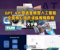 GPT-4大型语言模型人工智能全面核心技术训练视频