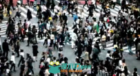 上海街头十字路口人群人流人潮城市快节奏高清视频素材
