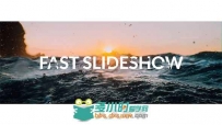 创意动感照片快速转换展示幻灯片相册动画AE模板 Videohive Fast Slideshow 19810090